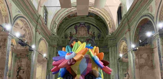 Okuda San Miguel The Renaissance Metaverse alla MAGMA gallery di Bologna