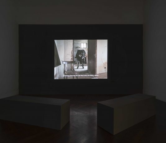 Shadi Harouni, The Owl’s Made a Nest in the Ruins of the Heart – Galleria Tiziana di Caro Opera di Shadi Harouni da galleria Di Caro