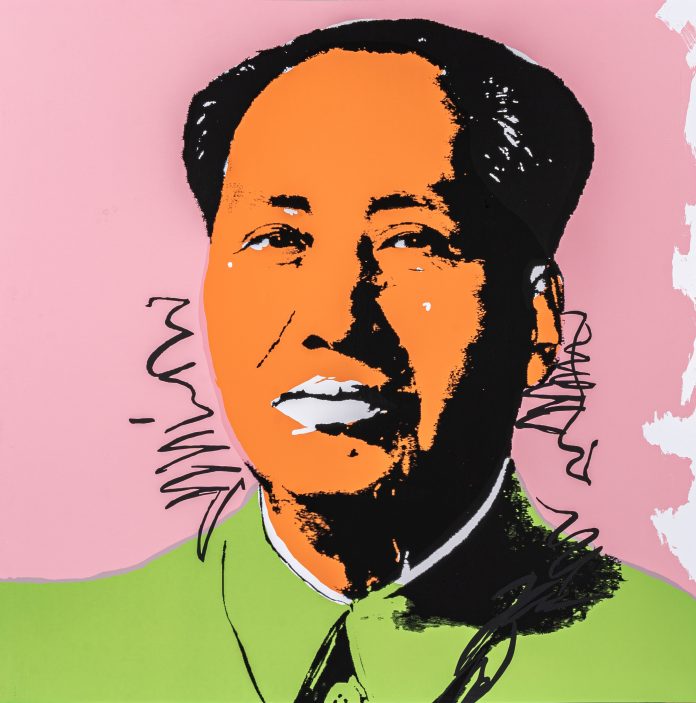 ANDY WARHOL (D’APRES), Mao 1985 Serigrafia a colori, Edizioni Sunday B. Morning, 91 x 90,5 cm art-rite giovani