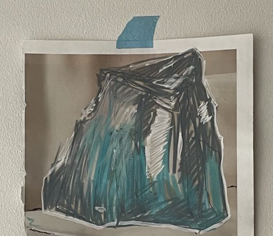 Interno borghese con iceberg: disegni di Ivo Bonacorsi a Monaco