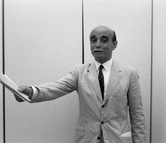 Lucio Fontana in conversazione con Carla Lonzi, alla Fondazione Magnani-Rocca