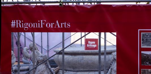 Rigoni di Asiago dà il via al restauro della fontana Contarini di Bergamo