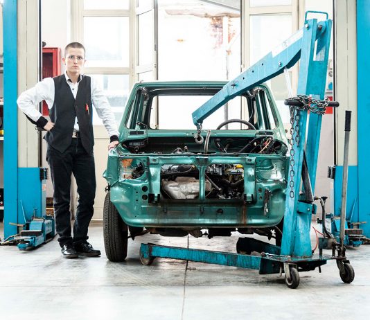 Una Panda Anti-Social e 100% sostenibile, nella Villa Comunale di Frosinone