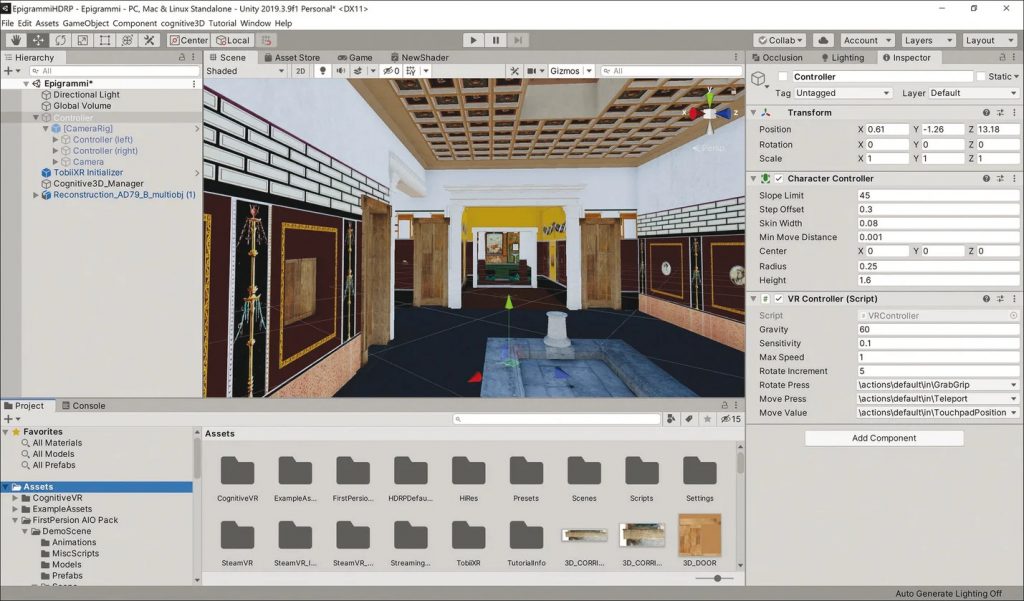 La domus degli Epigrammi di Pompei ricostruita in Realtà Virtuale