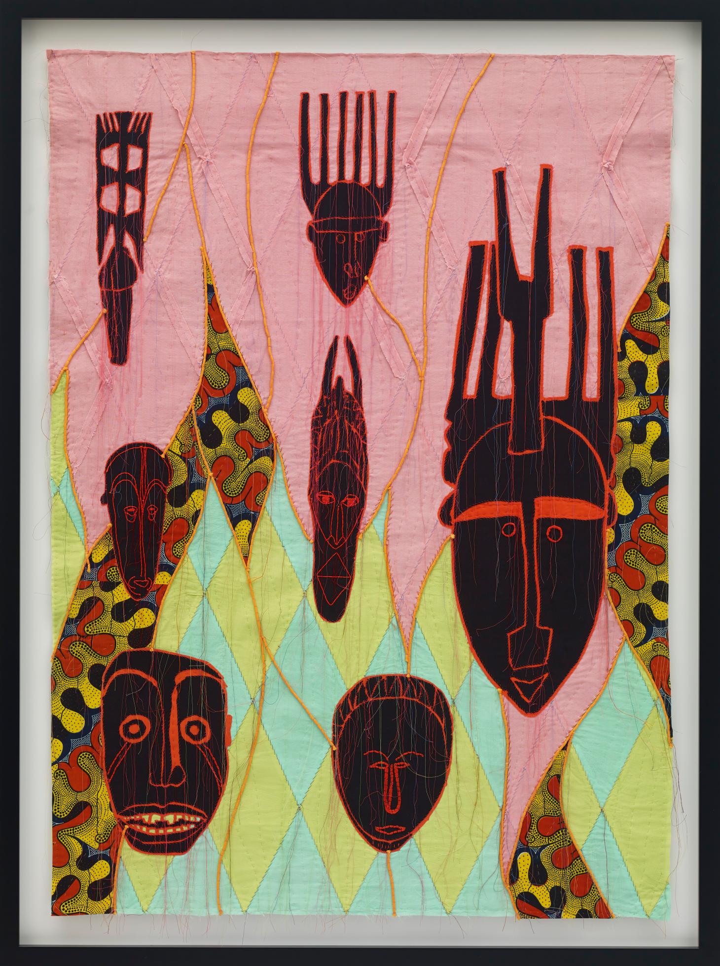 Yinka Shonibare, Modern Magic (Studies of African Art form Picasso), 2021 (per cortesia dell'artista e Stephen Friedman Gallery, Londra)