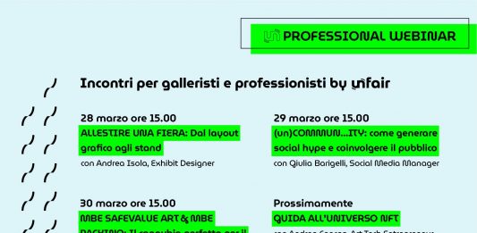 (un)professional webinar: incontri per galleristi e professionisti by (un)fair