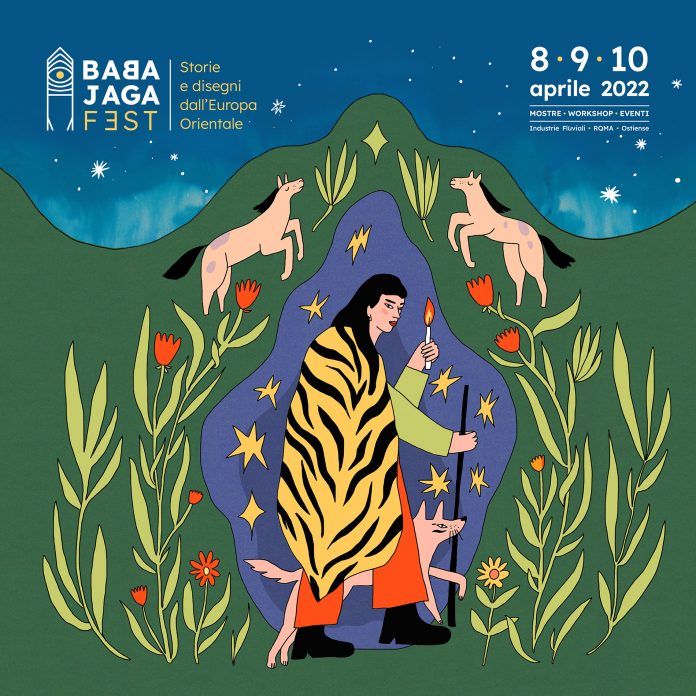 Baba Jaga Fest - dall'8 al 15 aprile 2022 presso Industrie Fluviali, Roma - Locandina