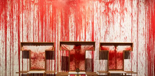 La 20 malaktion di Hermann Nitsch per la prima volta in Italia, a Venezia