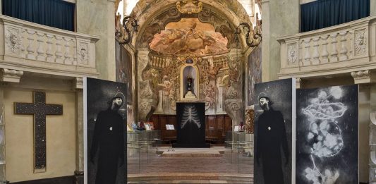 AB UMBRA LUMEN Galliani incontra Bibiena al Piccolo Museo della Poesia Chiesa di San Cristoforo, Piacenza