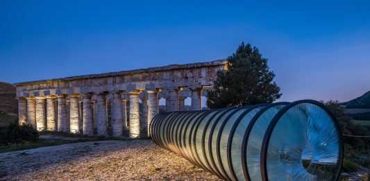 Mario Merz, Ignazio Mortellaro, Costas Varotsos al Parco Archeologico di Segesta