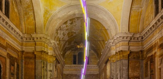 Mark Handforth illumina l’antica chiesa di San Carlo, a Cremona