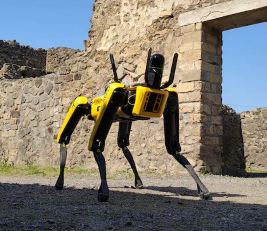 Cave SPOT: un cane robot si aggira tra le domus dell’antica Pompei