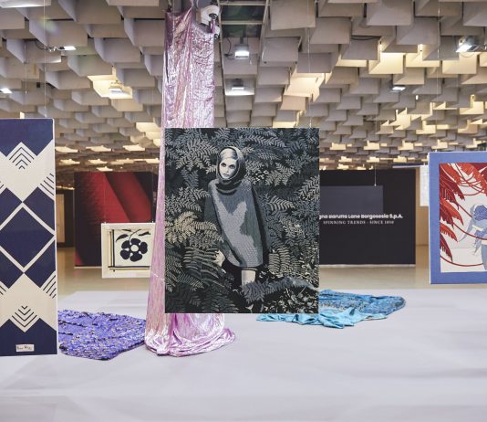 L’opera di Maurizio Vetrugno a Pitti Immagine Filati 91, con il Centro Pecci