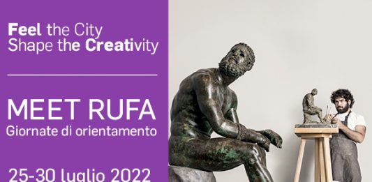 Dal 25 al 30 Luglio RUFA organizza i MEET RUFA: incontri di orientamento in presenza dedicati ai corsi di laurea triennale e magistrale