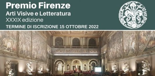 Premio Firenze. Iscrizioni aperte fino al 15 ottobre 2022