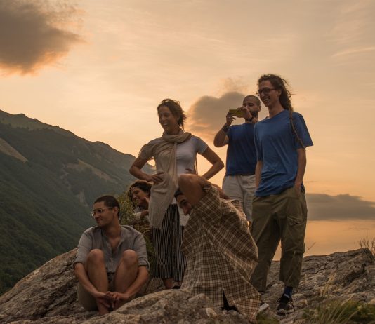 Hybrida Tales by Untitled Association #54: Unpae x ArtVerona 17 Artisti in residenza di Unpae 2019 sul roccione, 2019. Photo courtesy Teresa Licciardi