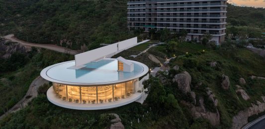 Water drop library, il nuovo progetto di 3andwich Design / He Wei Studio