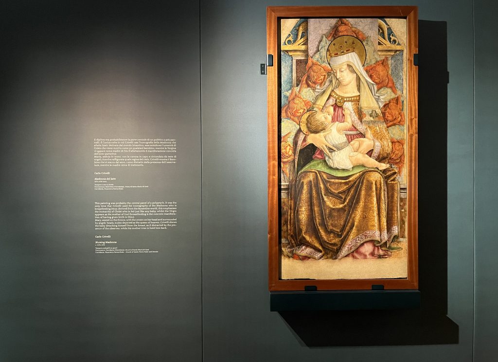 Carlo Crivelli, "Le relazioni meravigliose", Musei Civici di Palazzo Buonaccorsi, Macerata. 