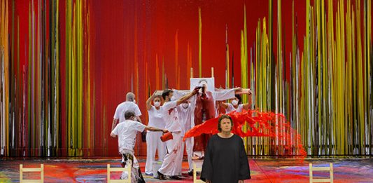 HERMANN NITSCH BAYREUTH WALKÜRE E RELITTI 158.aktion dal 22 ottobre 2022 al 22 ottobre 2024 al Museo Hermann Nitsch di Napoli