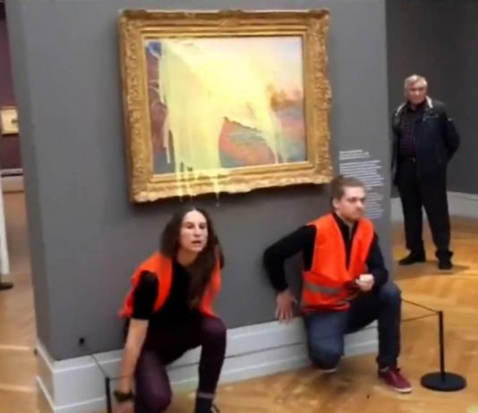 Purè di patate contro Monet: l’attacco degli attivisti per il clima