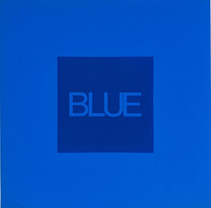 Maurizio Nannucci, Blue, Serigrafia, es. 5_100, 50 x 50 cm, stima euro 500 - 1000