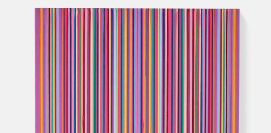 IAN DAVENPORT MIRRORS ALLA GALLERIA LUCA TOMMASI DI MILANO