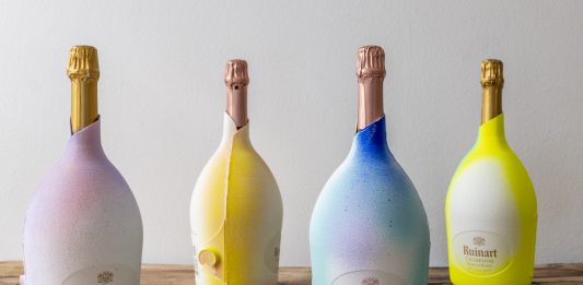 Gioele Amaro x Ruinart: la second skin d’arte, per uno champagne sostenibile