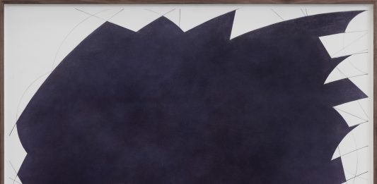 David Tremlett, 2019, 2020, 2021 Lavori su carta – Studio G7 David Tremlett, Drawing for a Wall (Oct), 2021, pastello e grafite su carta / graphite pencil and pastel on paper, cm 59x84 Courtesy l’artista e Galleria Studio G7, Bologna. Foto Francesco Rucci