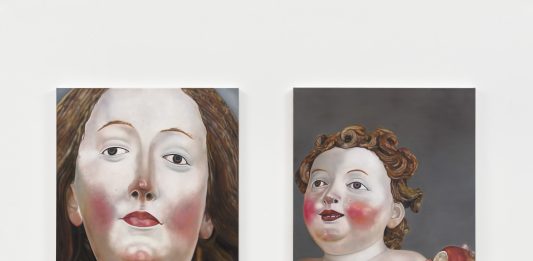Karin Kneffel, Face of a Woman, Head of a Child – Gagosian
