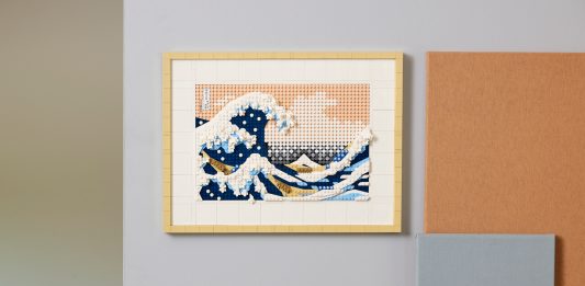 La Grande Onda di Hokusai tutta da costruire, con il nuovo set LEGO Grande Onda Hokusai LEGO