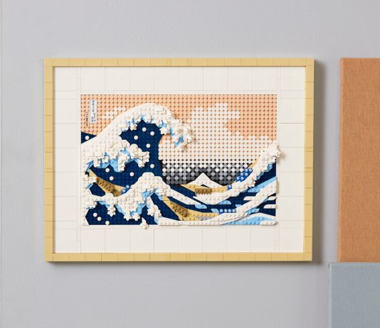 La Grande Onda di Hokusai tutta da costruire, con il nuovo set LEGO Grande Onda Hokusai LEGO