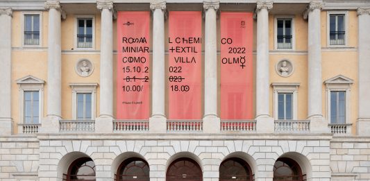 Il Rosa Alchemico di Miniartextil, in mostra a Villa Olmo di Como Miniartextil, Rosa Alchemico, veduta della mostra, Villa Olmo, Como, 2022