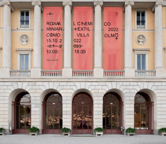 Il Rosa Alchemico di Miniartextil, in mostra a Villa Olmo di Como Miniartextil, Rosa Alchemico, veduta della mostra, Villa Olmo, Como, 2022