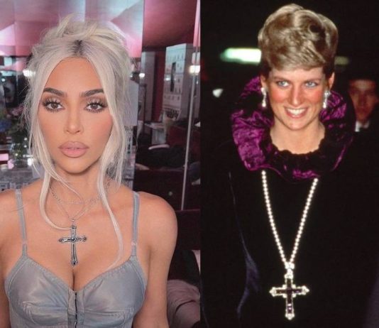 Kim Kardashian si aggiudica il ciondolo di Lady Diana