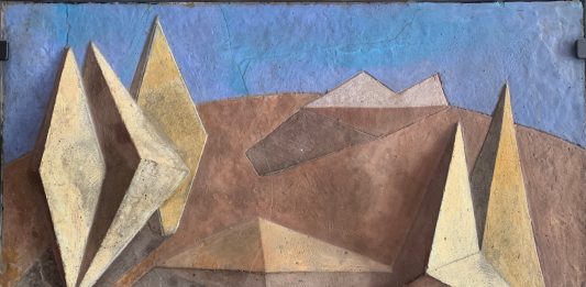 Venturino Venturi, Materie. 1941-1981 – Il Ponte Venturino Venturi, Impronta, olio su carta, 1966, 100x70 cm