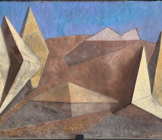 Venturino Venturi, Materie. 1941-1981 – Il Ponte Venturino Venturi, Impronta, olio su carta, 1966, 100x70 cm