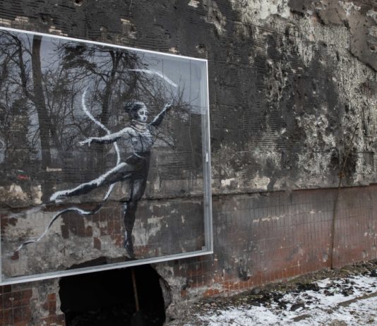 Arte in zona di guerra: come proteggere le opere di Banksy in Ucraina