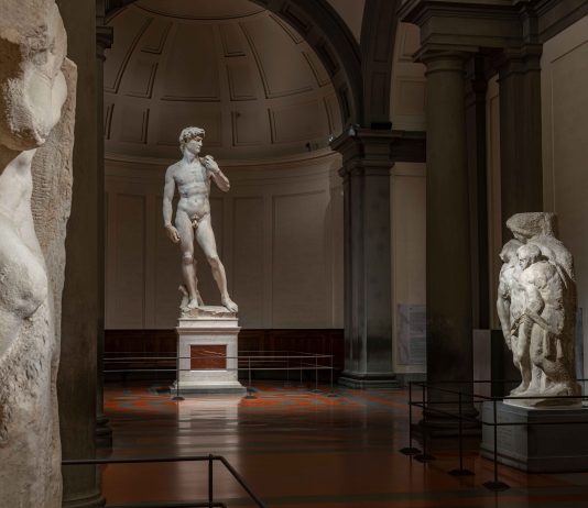 Il 2023 alla Galleria dell’Accademia di Firenze, da Michelangelo a una rinnovata identità Galleria dell'Accademia di Firenze, LUCI SUL DAVID, photo Guido Cozzi