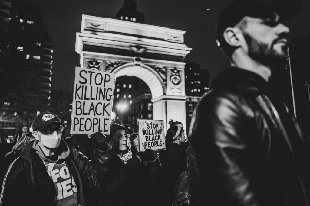 La manifestazione per Tyre Nichols, a New York. ph. Francesca Magnani