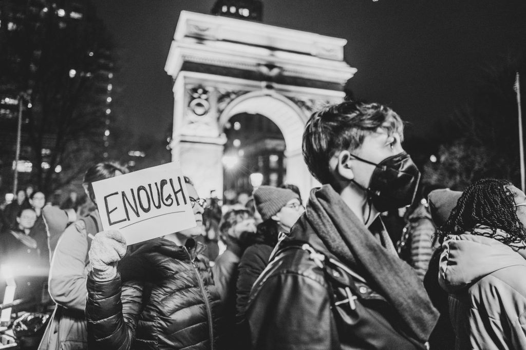 La manifestazione per Tyre Nichols, a New York. ph. Francesca Magnani