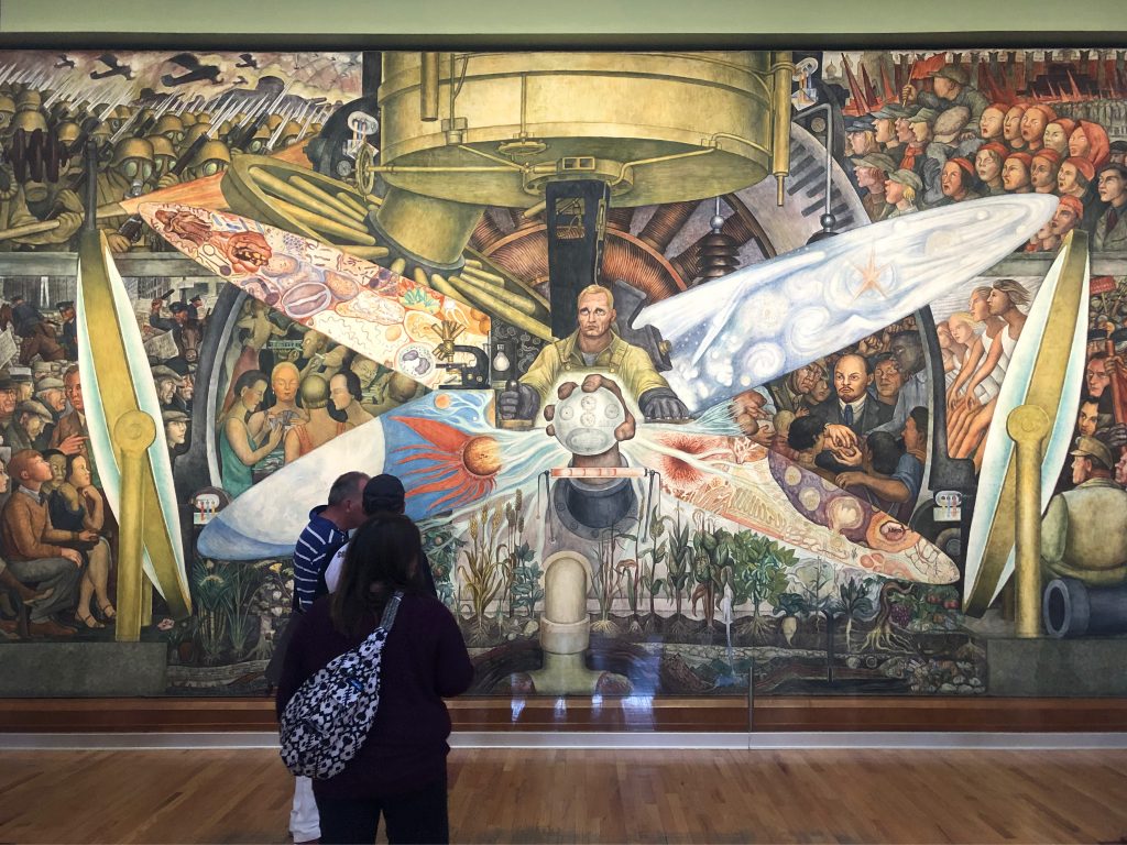 Murales di Diego Rivera al Palacio de Bellas Artes ph. Elisa Bertaglia