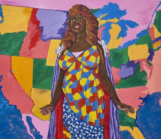 C’è un’opera fondamentale di Robert Colescott all’asta da Bonhams liberty colescott
