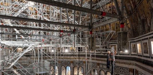 I mosaici della Cupola del Battistero di Firenze come non li avete mai visti