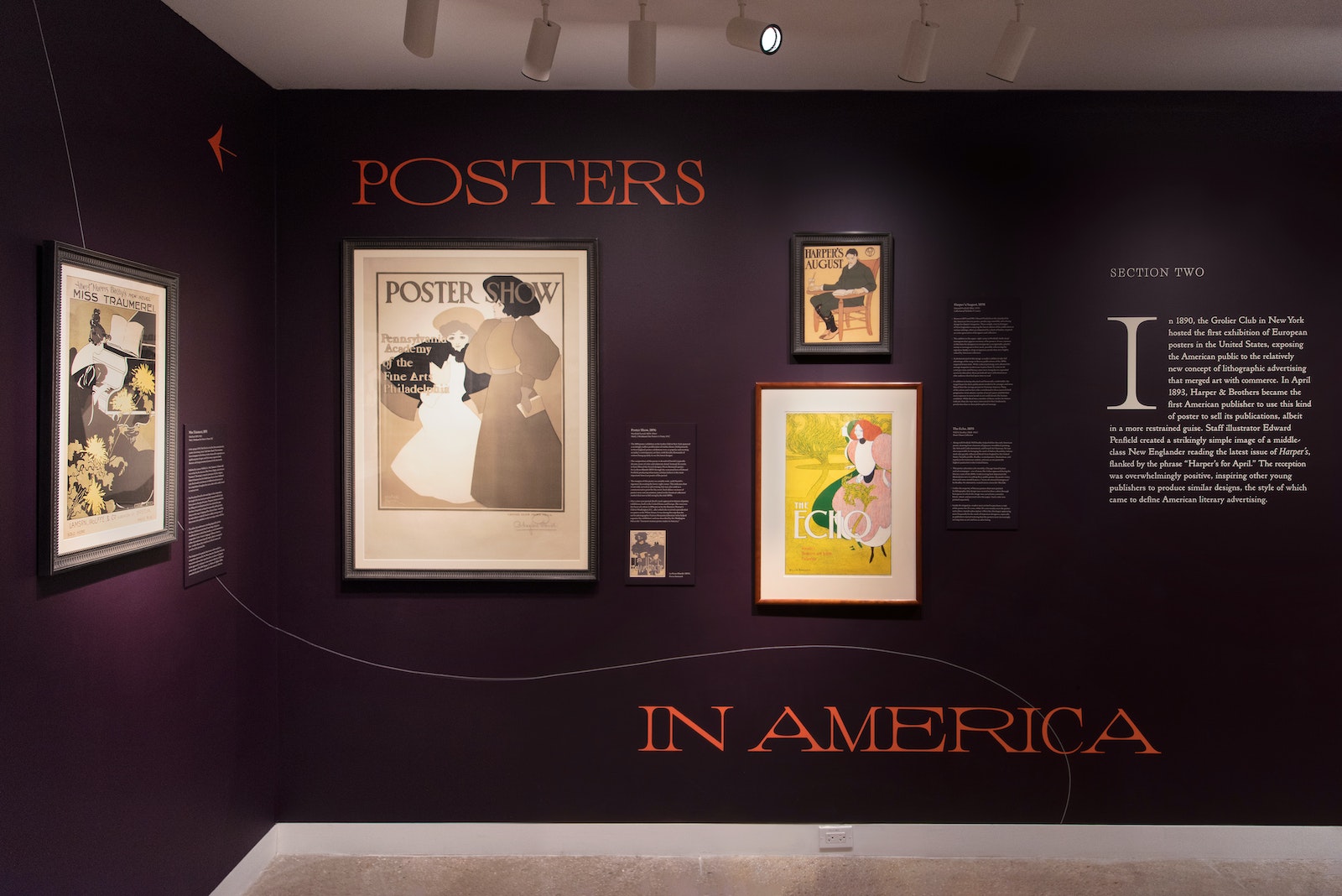 Mostra Ethel Reed al Posterhouse di New York, 2022, courtesy Posterhouse, Photo by Stephanie Powell