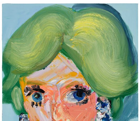 I colori di Georgina Gratrix per i 30 anni della Galleria De Cardenas Georgina Gratrix The Friendliest Ghost III, 2022 oil on linen 50 × 40 cm