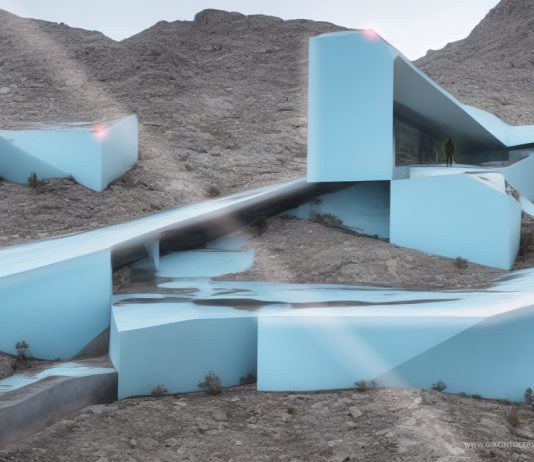 Il ruolo dell’architetto potrebbe essere sostituito dall’intelligenza artificiale? La risposta di ChatGPT Giacinto Cerviere + AI Assistant, "Villa per un artista su una montagna rocciosa"