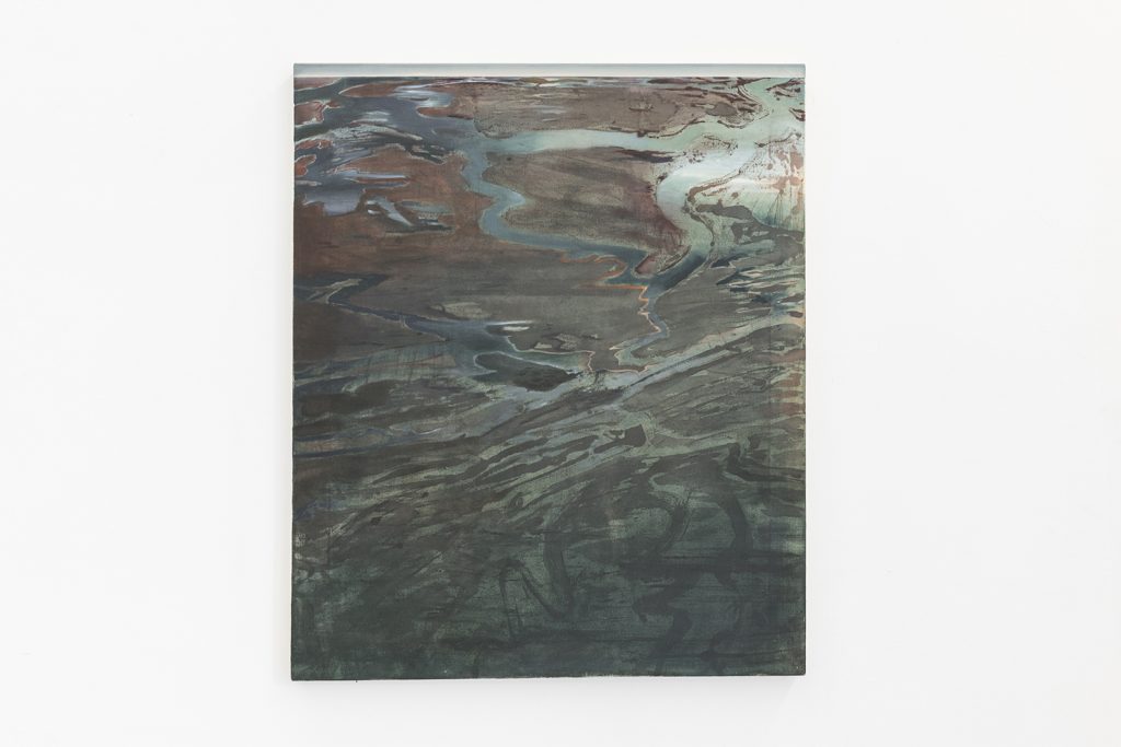 Silvia Giordani, Barena, acrilico e olio su tela, 90x75 cm, 2020