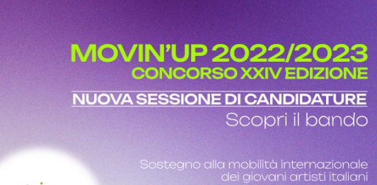 MOVIN’UP 2022/2023 AREA SPETTACOLO – PERFORMING ARTS SOSTEGNO ALLA MOBILITÀ ARTISTICA E ALL’INTERNAZIONALIZZAZIONE DELLE CARRIERE