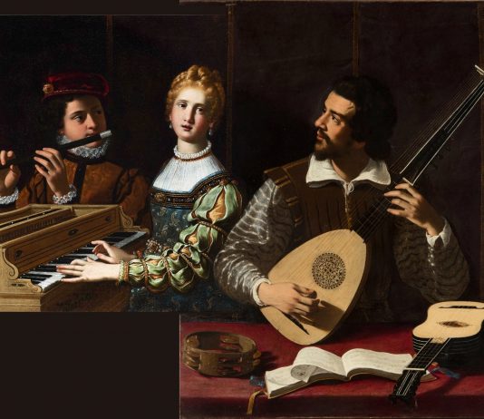 I due frammenti de “La musica” di Antiveduto Gramatica alla Galleria Sabauda