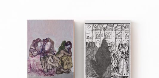 Simulacri, tributi, citazioni. Dal personale all’esplicito nella ricerca artistica di Elisa Bertaglia Elisa Bertaglia - Les Simulachres #1 - 2022 - Oil on aluminum, digital graphic on paper